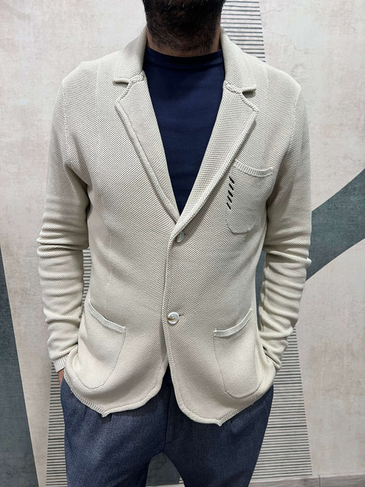 Giacca in Filo Pernice + Colore