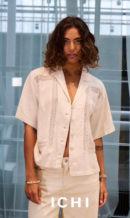 Camicia in Viscosa & Lino Miru