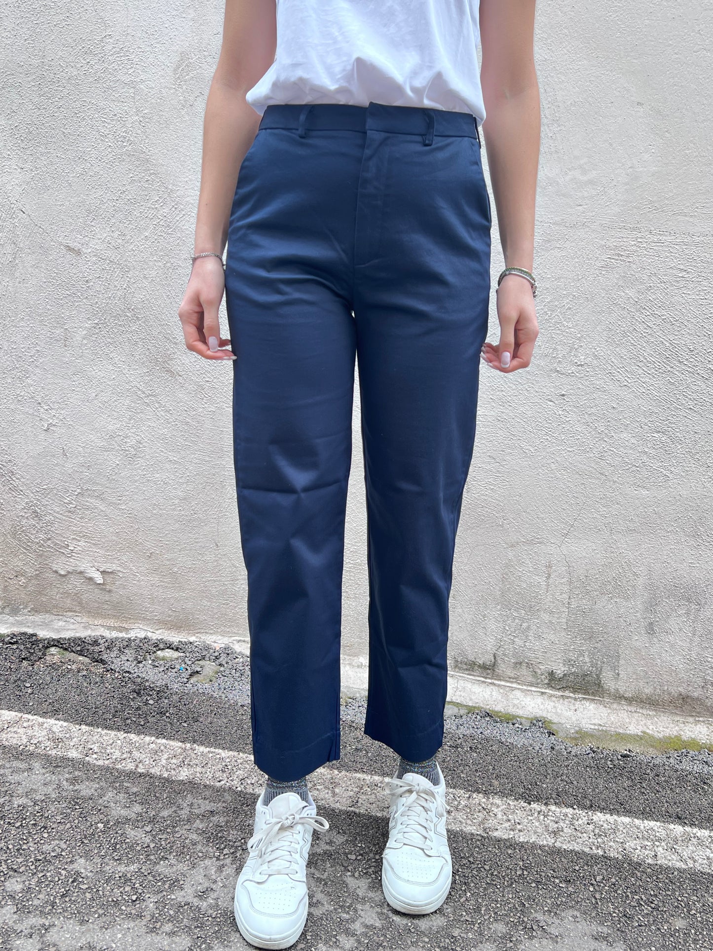 Pantalone Bianca| Blu e Nero