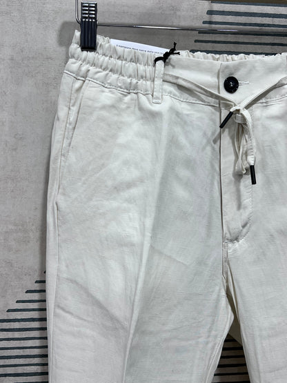 Pantalone Lino & Tencel| Panna & Blu