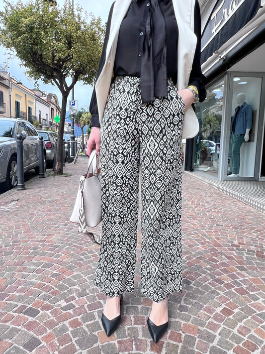 Pantalone Palazzo | Linno | Lino & Viscosa