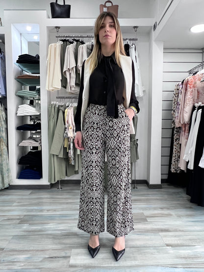 Pantalone Palazzo | Linno | Lino & Viscosa