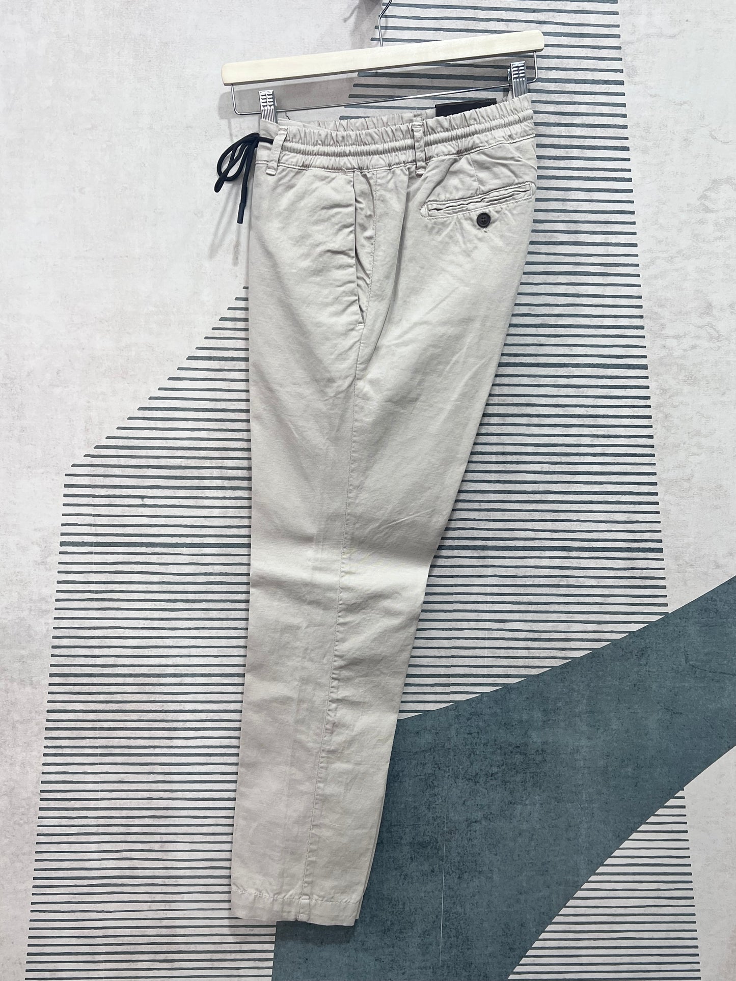 Pantalone Uomo | Lino & Cotone| Bianco | Verde | Blu | Beige