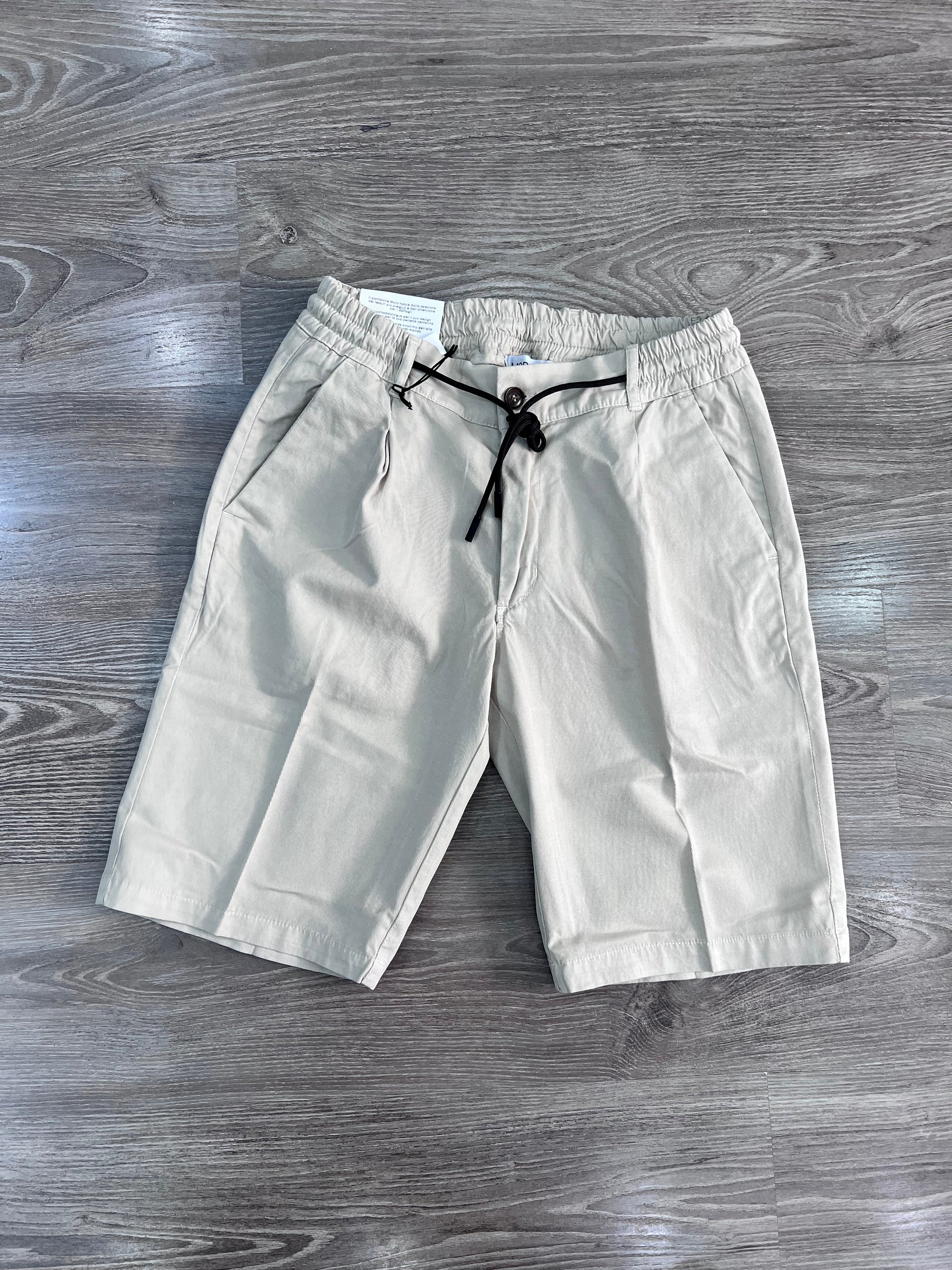 Bermuda uomo lino e cotone in beige Made in Italy – Frarò Shop