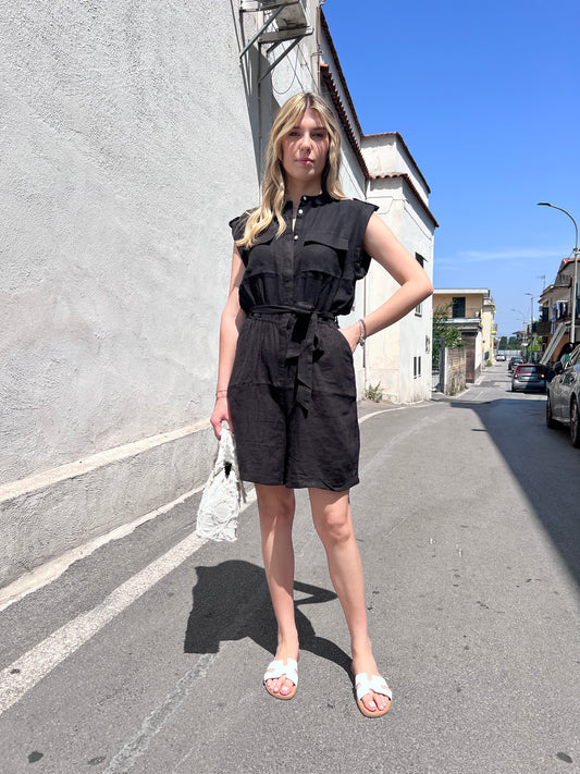 Tuta Shorts| Lino & Viscosa | JS