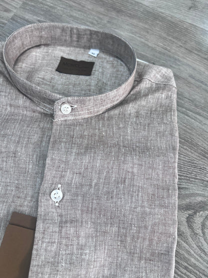 Camicia Coreana| Lino & Cotone| 5 Colori