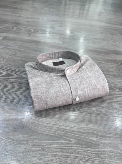 Camicia Coreana| Lino & Cotone| 5 Colori