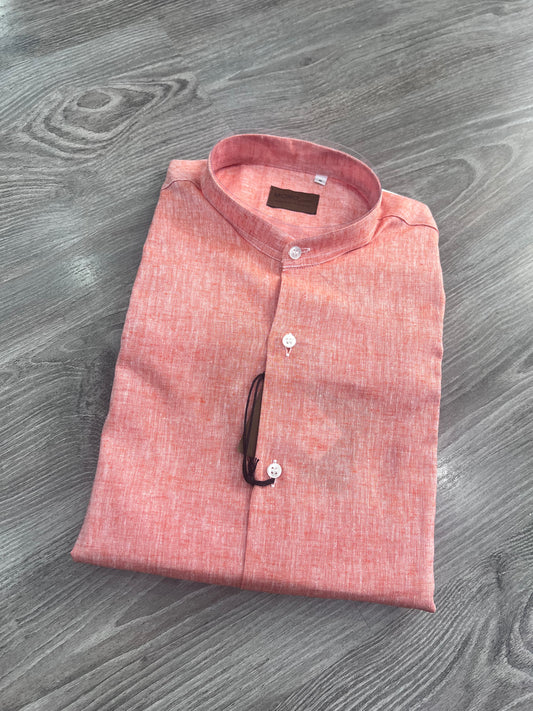 Camicia Coreana| Lino & Cotone| 5 Colori