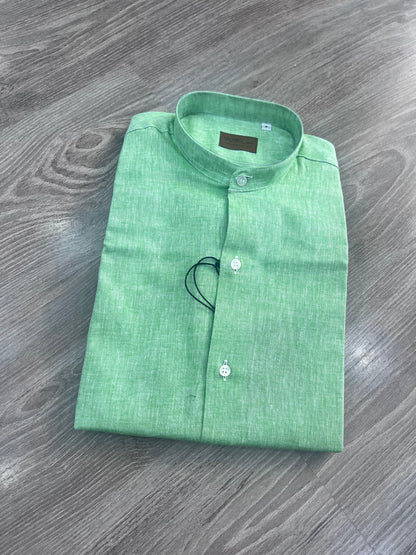 Camicia Coreana| Lino & Cotone| 5 Colori