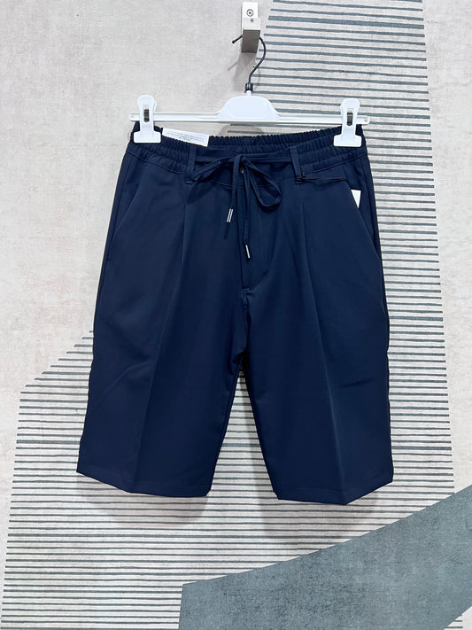 Bermuda| Poly Viscosa| Blu & Nero