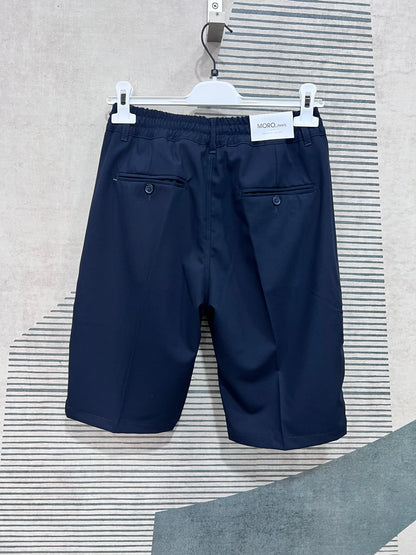 Bermuda| Poly Viscosa| Blu & Nero
