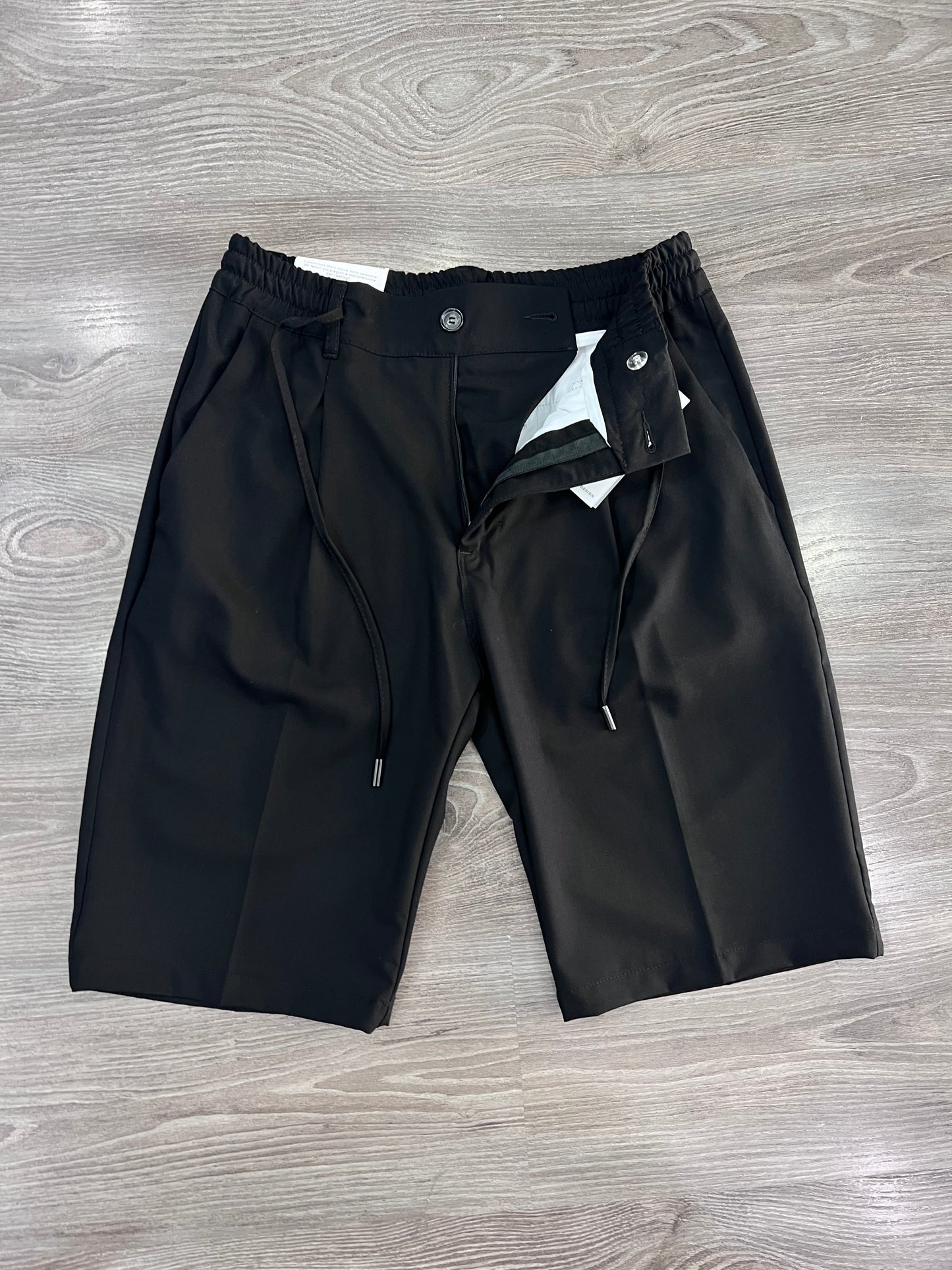 Bermuda| Poly Viscosa| Blu & Nero