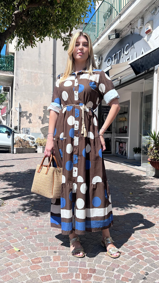 Abito Pois| Moro| Blu