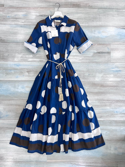Abito Pois| Moro| Blu