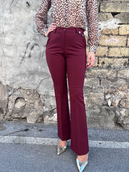Pantalone a Zampa | Erica Bellucci| 6 Colori