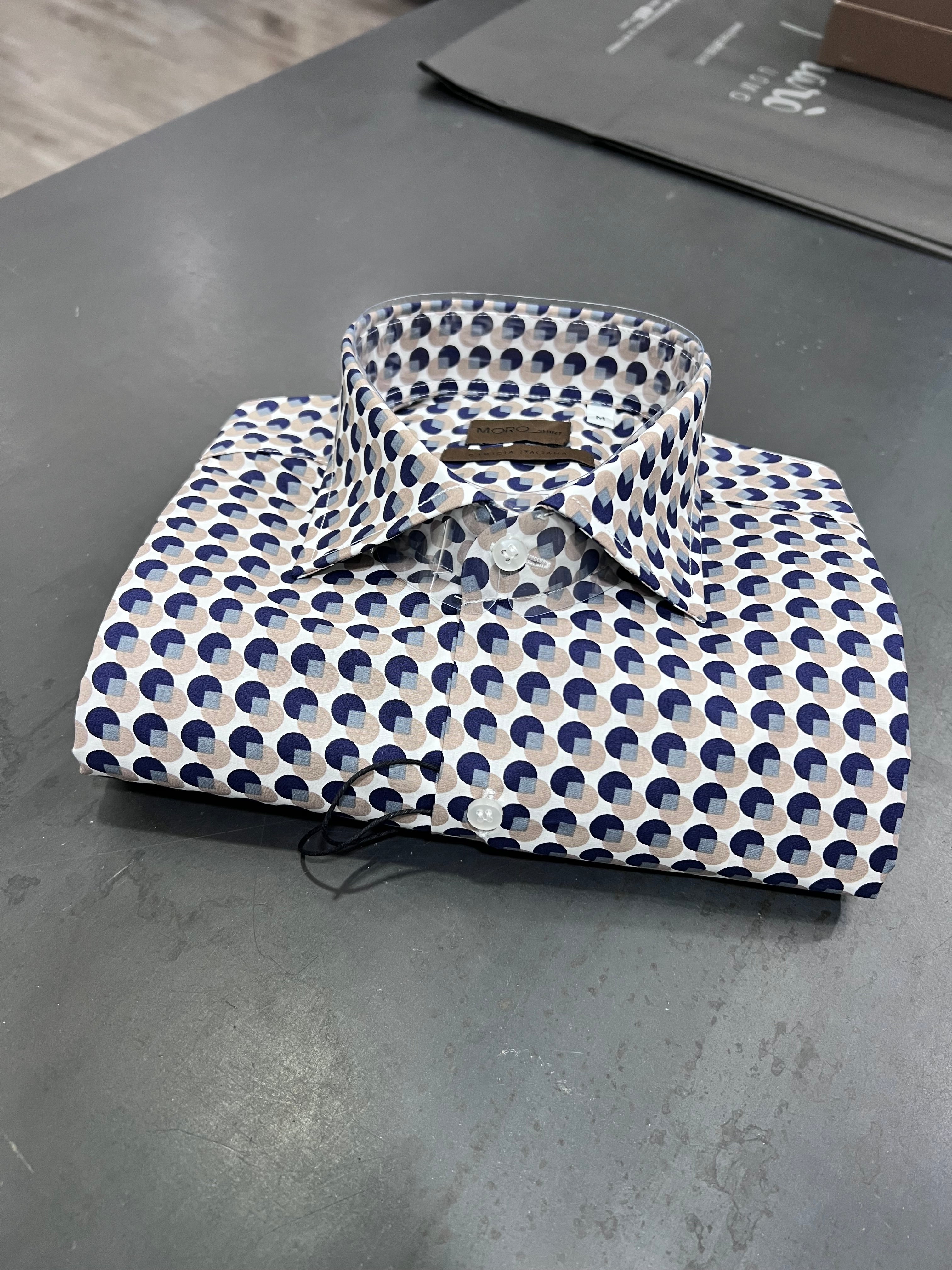 "Camicia uomo twill vestibilità classica - manica lunga cotone 100%"