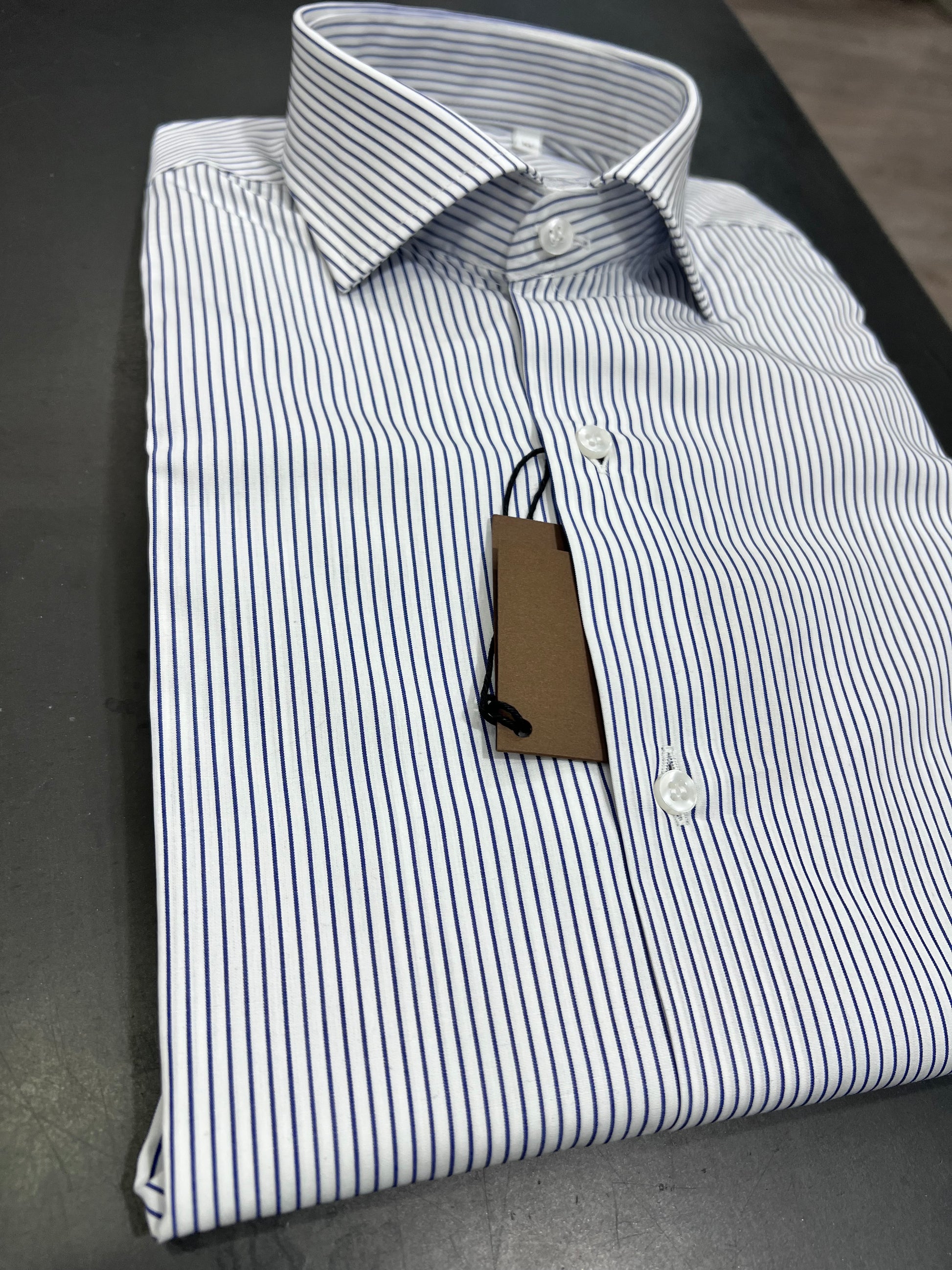 "Camicia rigata uomo collezione invernale - qualità Moro Made in Italy"