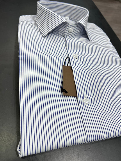 "Camicia rigata uomo collezione invernale - qualità Moro Made in Italy"