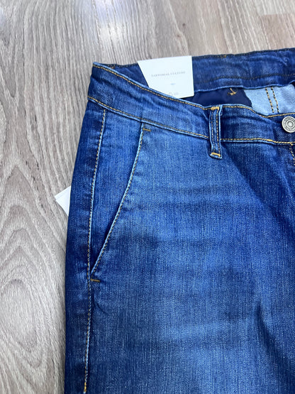 Dettaglio tessuto cotone elastene jeans sartoriali MJ
