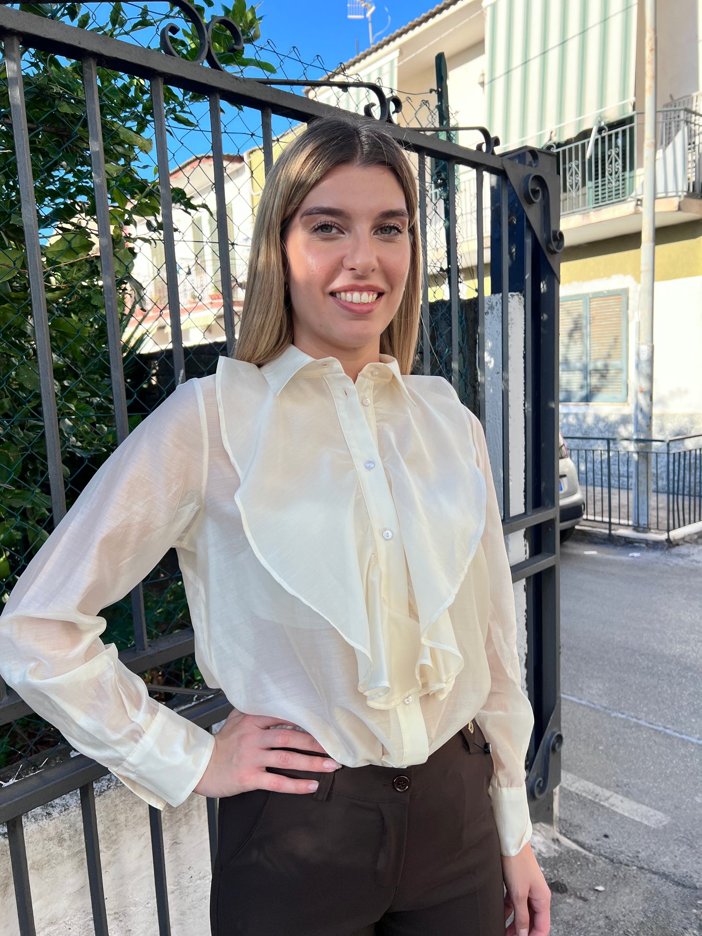 Camicia 151 | Azzurro | Burro | Erica Bellucci