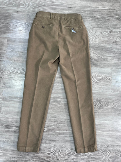 "Pantalone armaturato uomo colore bruciato- vista posteriore qualità italiana"