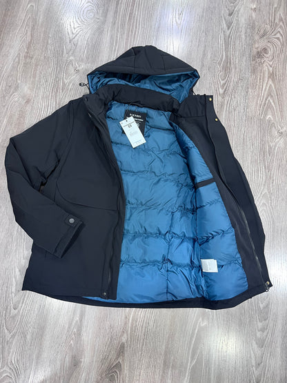 Giubbotto Uomo Portland Trapuntato con Cappuccio - Giacca Invernale Impermeabile Tiffosi