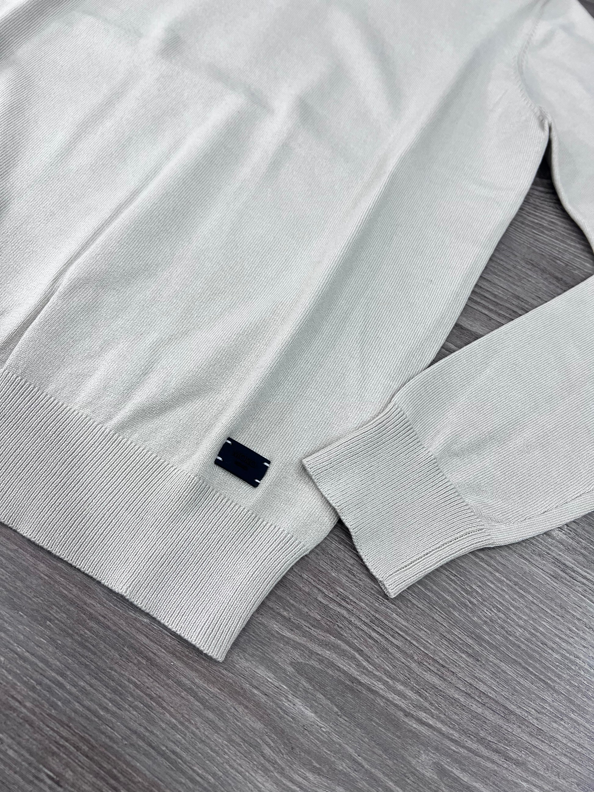 Polo Derby uomo beige - dettaglio fascia elastica polsi