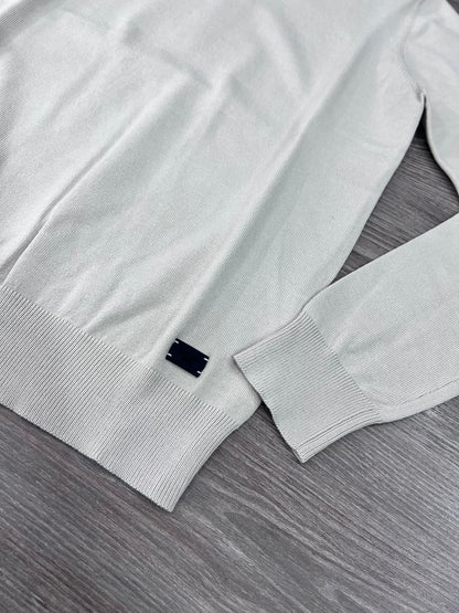 Polo Derby uomo beige - dettaglio fascia elastica polsi