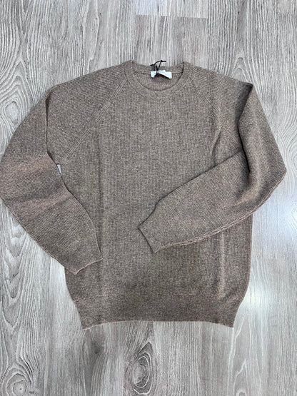 Maglione inglese lana pregiata colore fango - eleganza classica