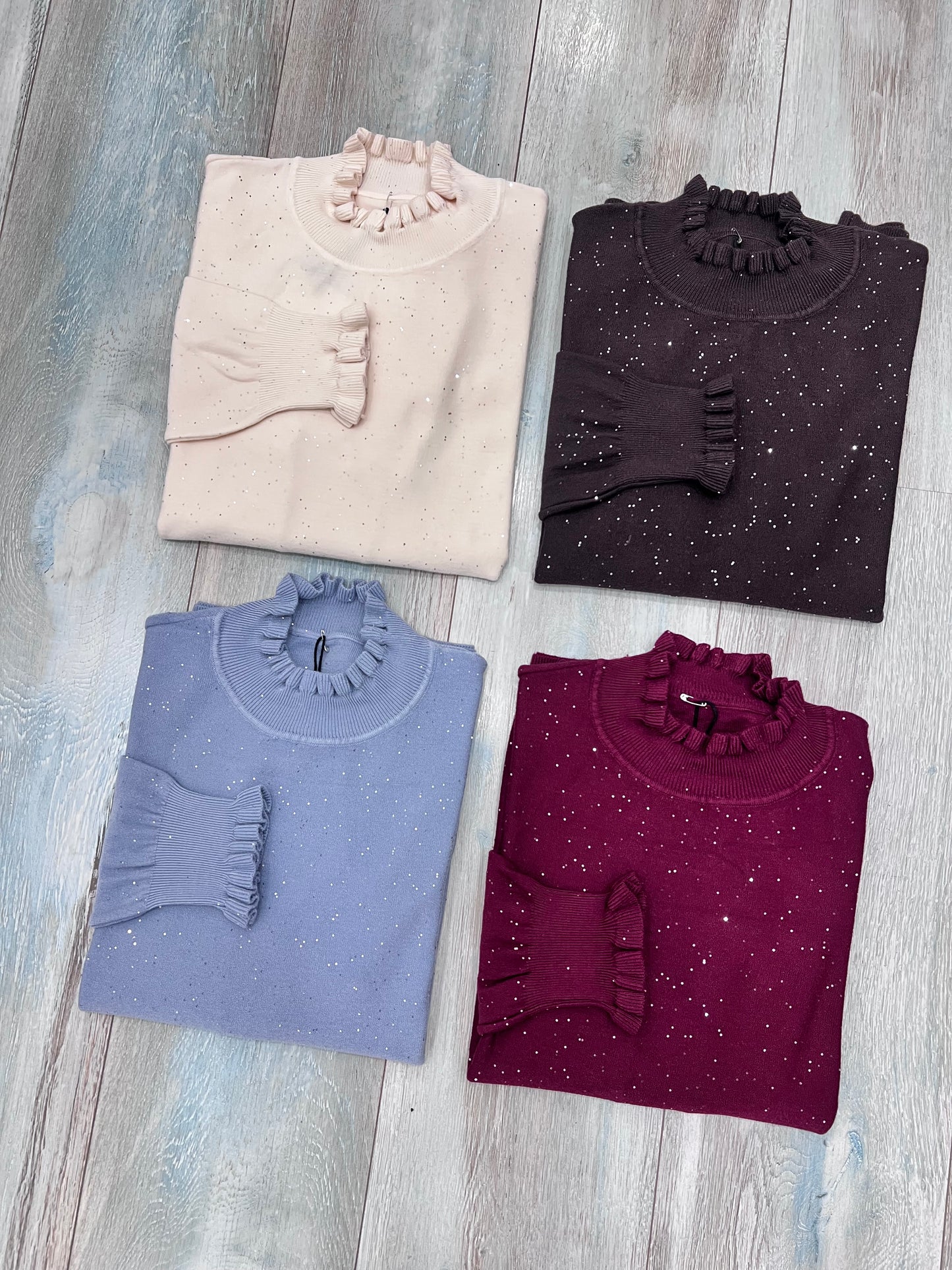 Maglia Lurex 497 Mezzo Collo 5 Colori