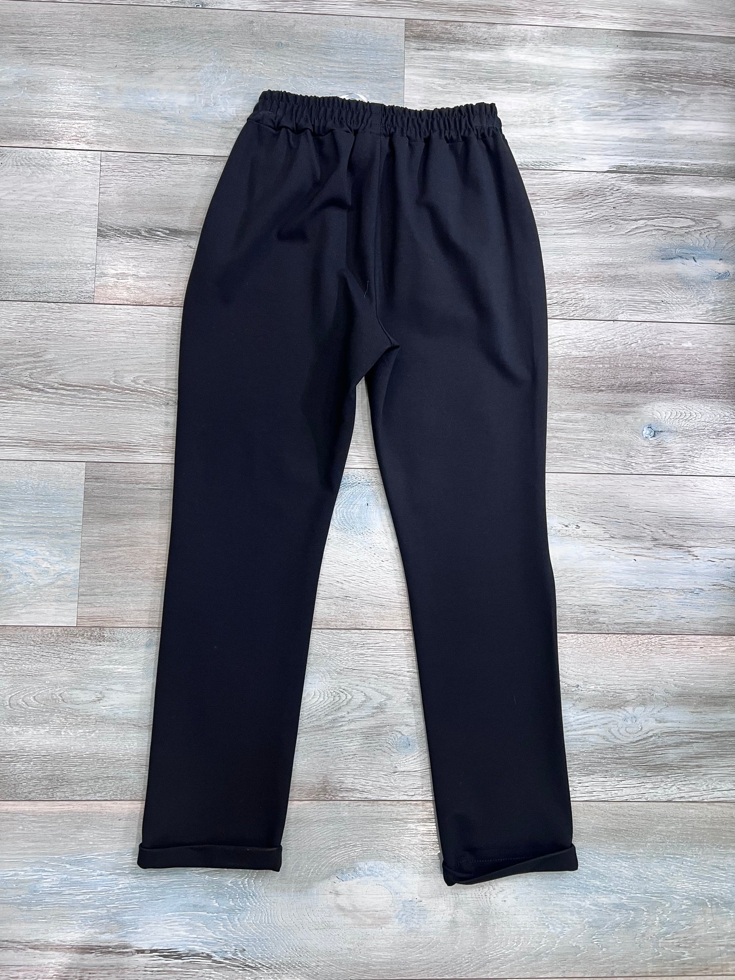 Pantalone Punto Milano Made in Italy - Vista posteriore - colore nero