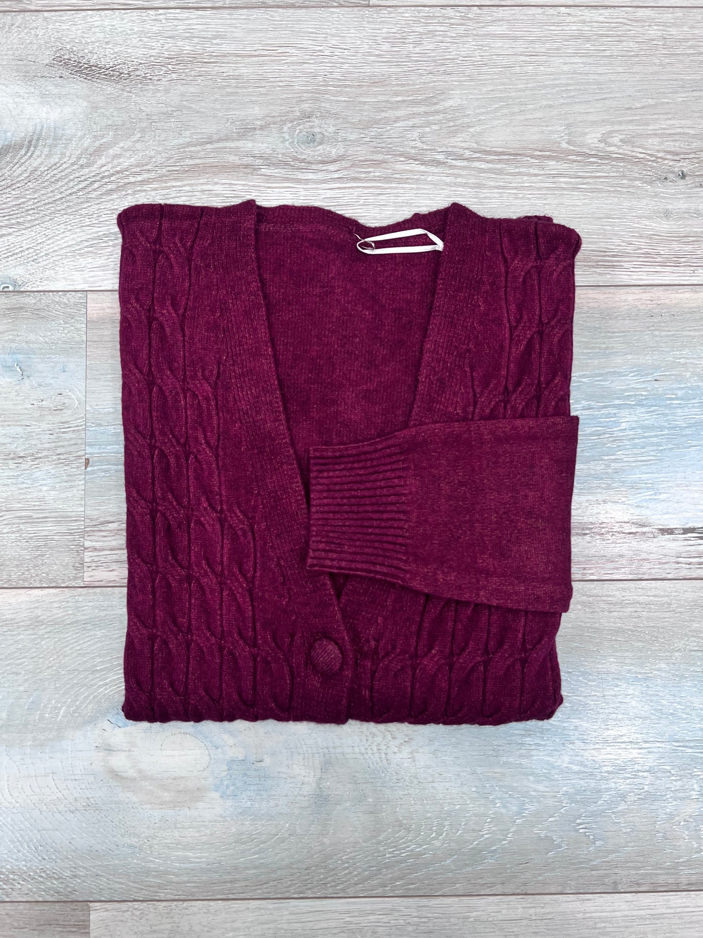 Cardigan Donna Trecce - Scollo V con Bottoni - 7 Colori Disponibili