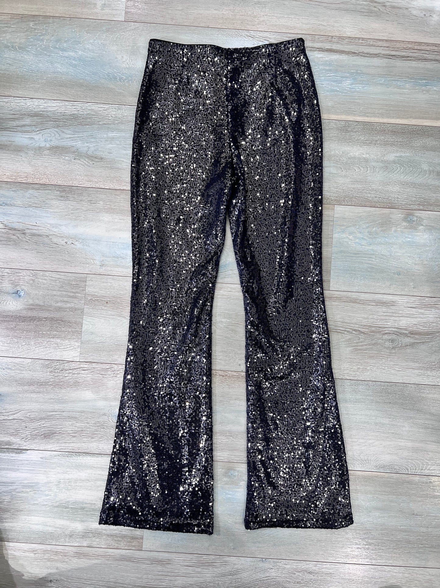 Completo Paillettes Blu Notte Donna - Elegante Outfit Feste Natalizie