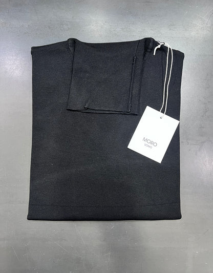 Maglia Dolce Vita Uomo Viscosa Premium - Collo Alto Nero & Blu