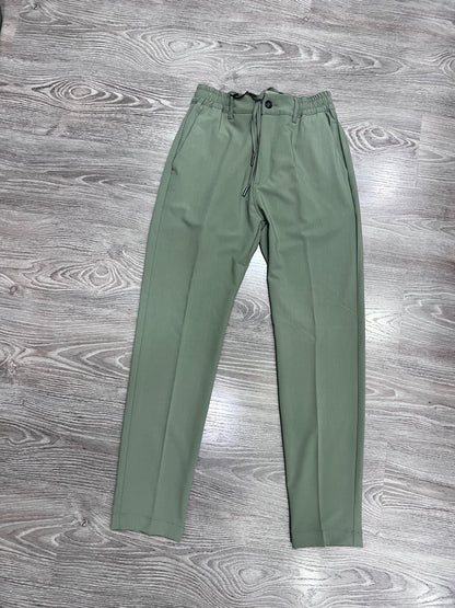 Pantalone uomo estivo poly viscosa verde vita e- commerce