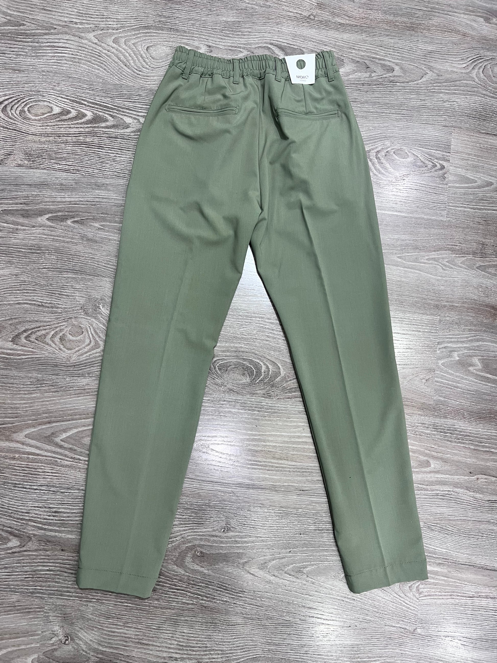 Pantalone uomo estivo poly viscosa Made in Italy - vestibilità posteriore