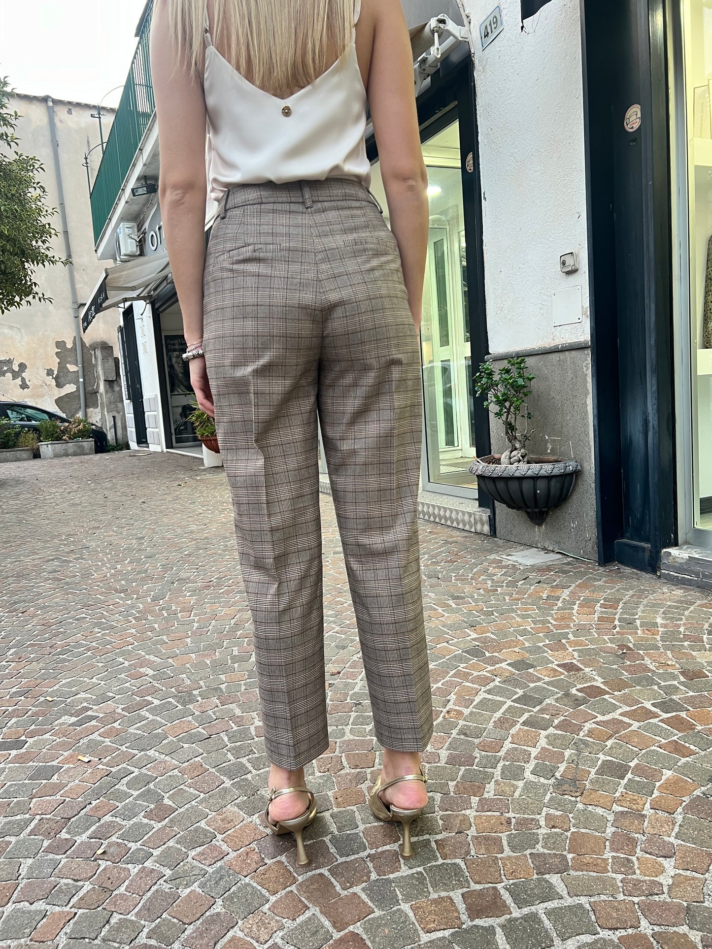Pantalone Quadri 053 ( Tg. 42 - 48 - 50)