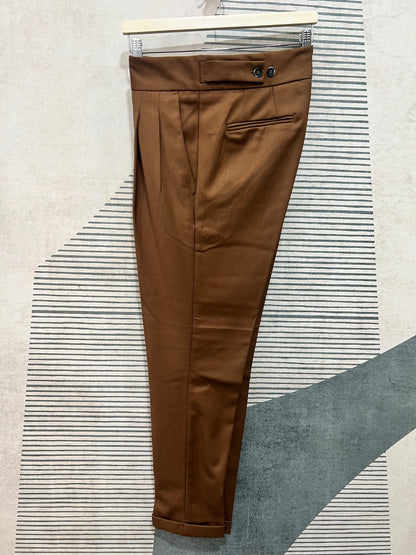 Pantalone Sartoriale 31 | Alta Vita | Invernale| Nero | Bruciato ( Solo Tg. 46 - 48 - 52)
