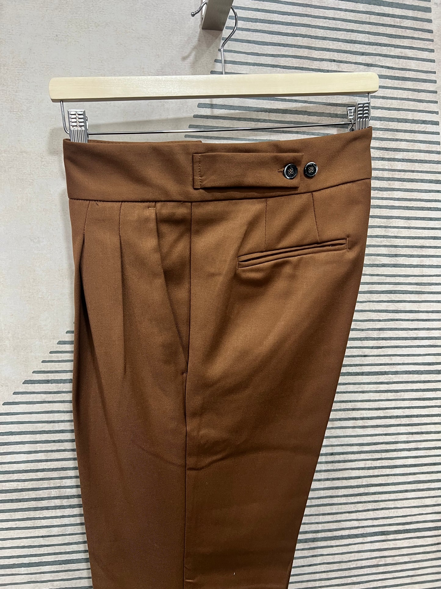 Pantalone Sartoriale 31 | Alta Vita | Invernale| Nero | Bruciato ( Solo Tg. 46 - 48 - 52)