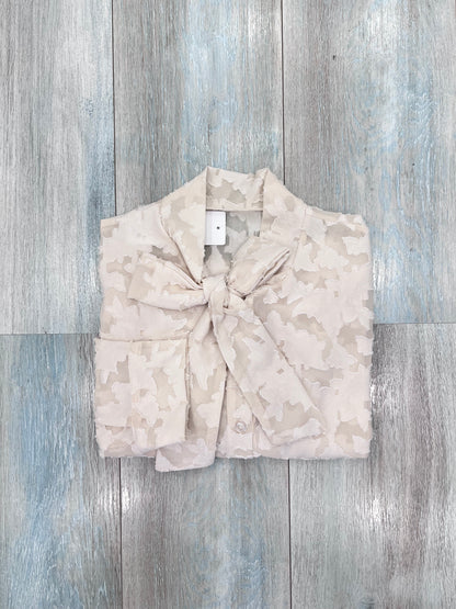 Camicia donna mod. Charlotte colore Beige chiaro – Camicia estiva elegante taglia unica – Frarò
