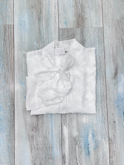 Camicia donna mod. Charlotte colore Bianco – Tessuto leggero 95% poliestere, collezione estiva – Frarò
