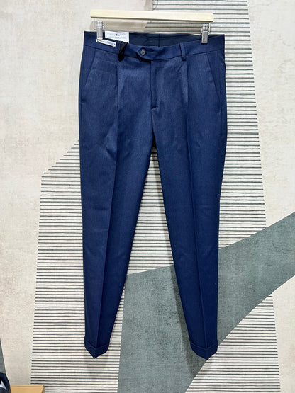 Pantalone elegante Made in Italy - tessuto 64% poliestere 33% viscosa

