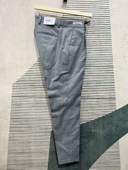 Pantalone sartoriale uomo grigio  748 - vista frontale completa
