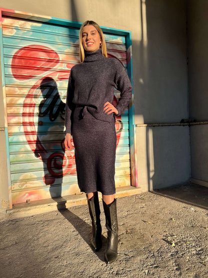 Coordinato Muffin blu - Abbigliamento donna casual