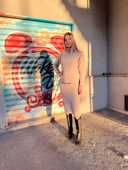 set maglia gonna Muffin - Look casual donna inverno