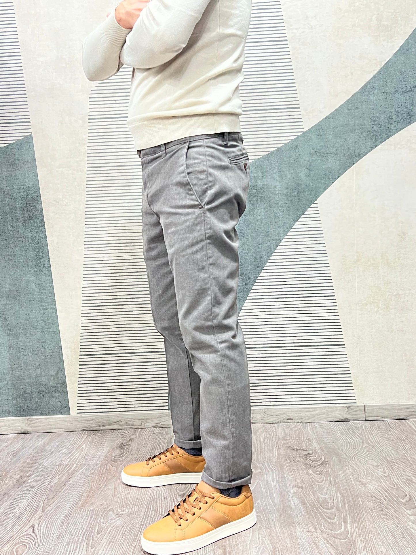 Pantalone 2525| Tinto in Filo | Invernale| Blu | Fango ( Tg. 46 - 48 - 52)