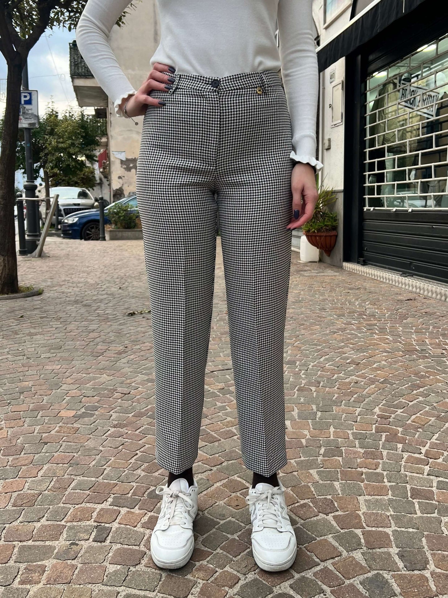 Pantalone Pied Poule 051 ( Tg. 42- 44 -48)
