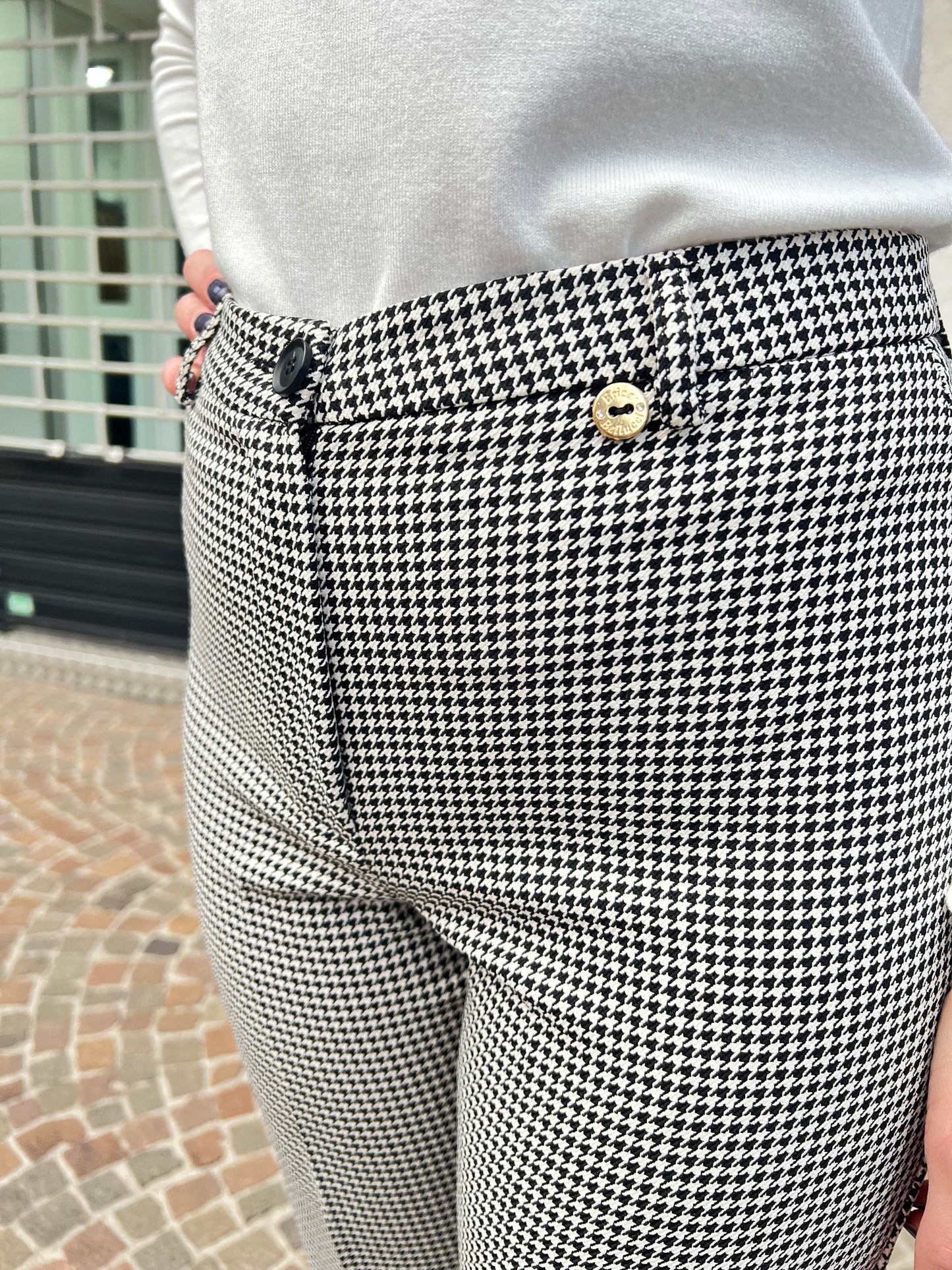 Pantalone Pied Poule 051 ( Tg. 42- 44 -48)