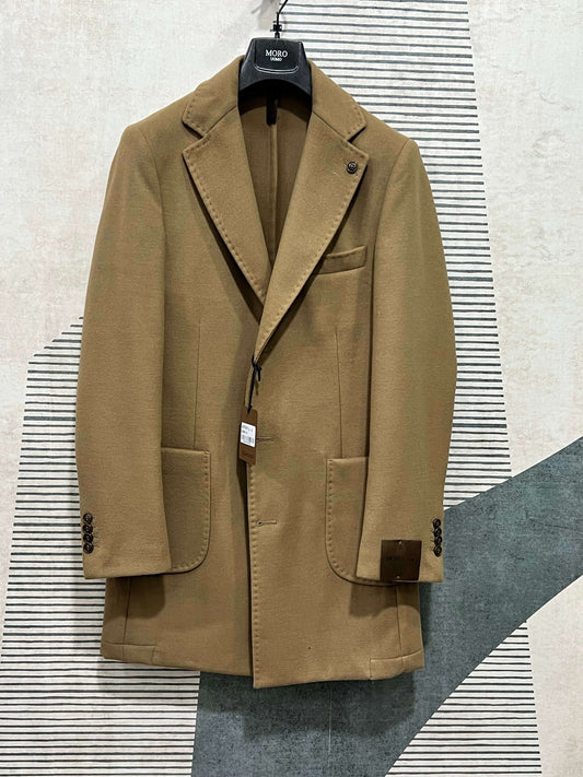 Cappotto Uomo Sartoriale 5431 - Panno Pregiato Made in Italy - 3 Colori