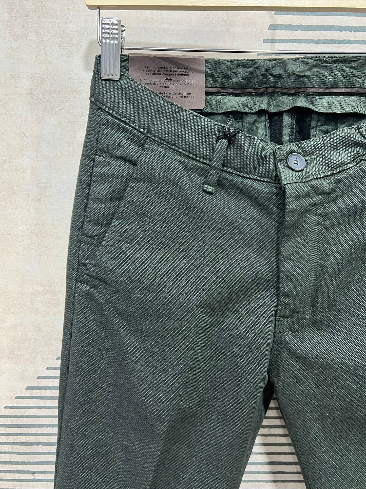 Pantalone 2413| Armaturato | Invernale| Verde | Beige ( Tg. 44 & 46)